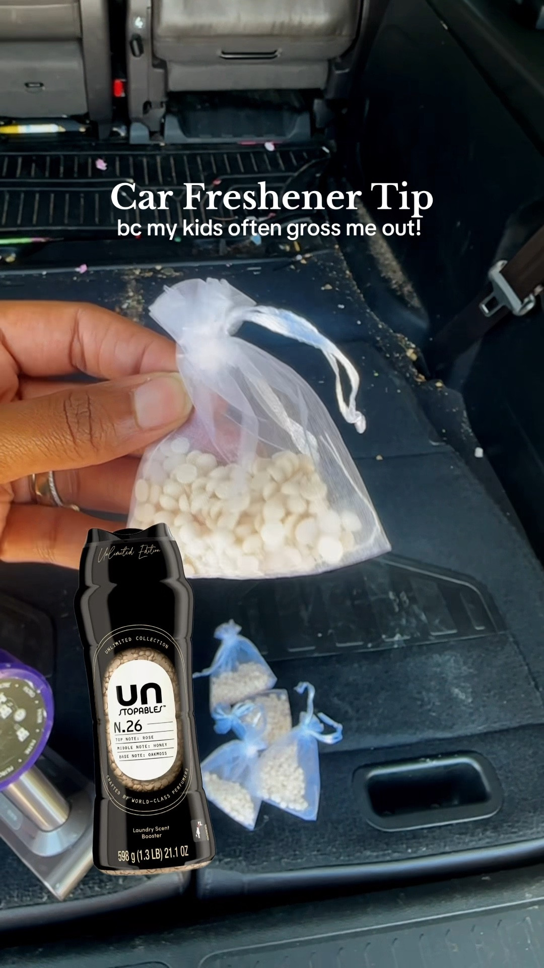 Wishing I knew this Downy Unstopables refreshing tip sooner, bc it has my van smelling amazing! Too good not to share and now I'm placing these little DIY scent bags everywhere ✨

#LTKFamily #LTKKids