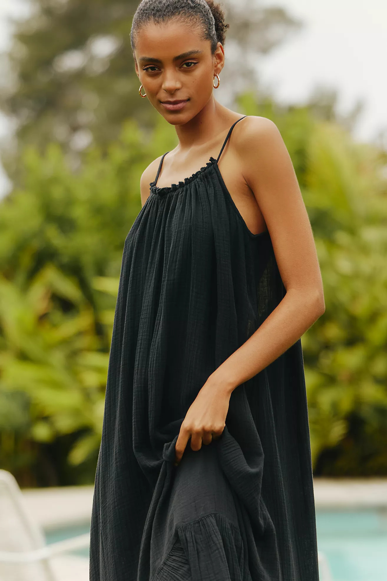 The Malika Gauze Maxi Dress by Celandine | Anthropologie (US)