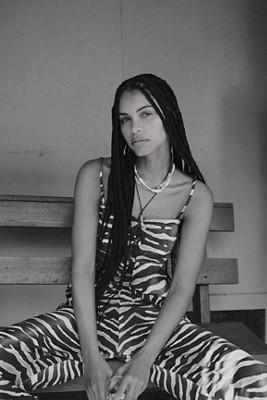 Especia Aryana Zebra Open-Front Blouse | Anthropologie (US)