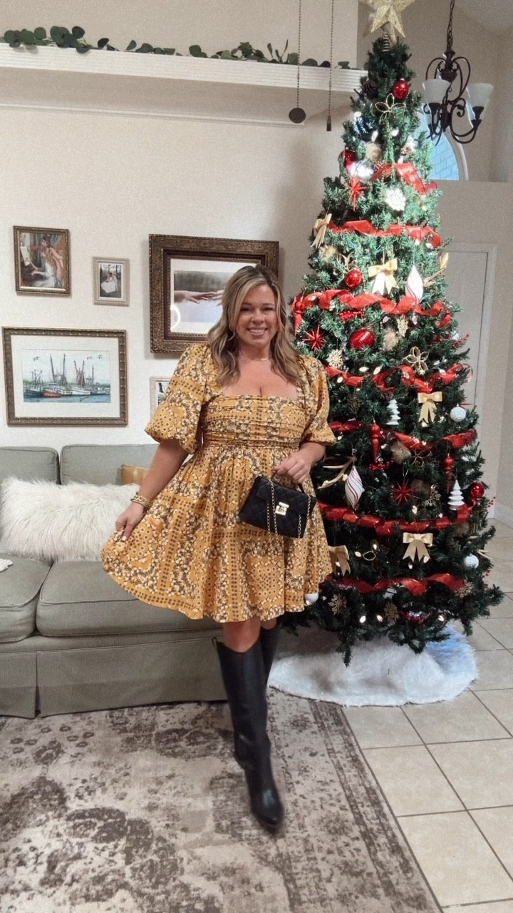 I can’t rave enough how much I love this dress. I consistently rave about how many times I’ve washed it and it stays in perfect condition, how it’s bump friendly and the material is so comfortable and breathable, that it also flatters so many different body shapes and comes in so many different lengths to accommodate for petite, regular and tall heights as well.

If there is any dress that’s worth buying for all your holiday parties, date nights or special events, it is surely this dress in any style or pattern that flatters you best.

Thanksgiving dress
Holiday dress
Holiday outfitss

#LTKStyleTip #LTKWatchNow #LTKSaleAlert