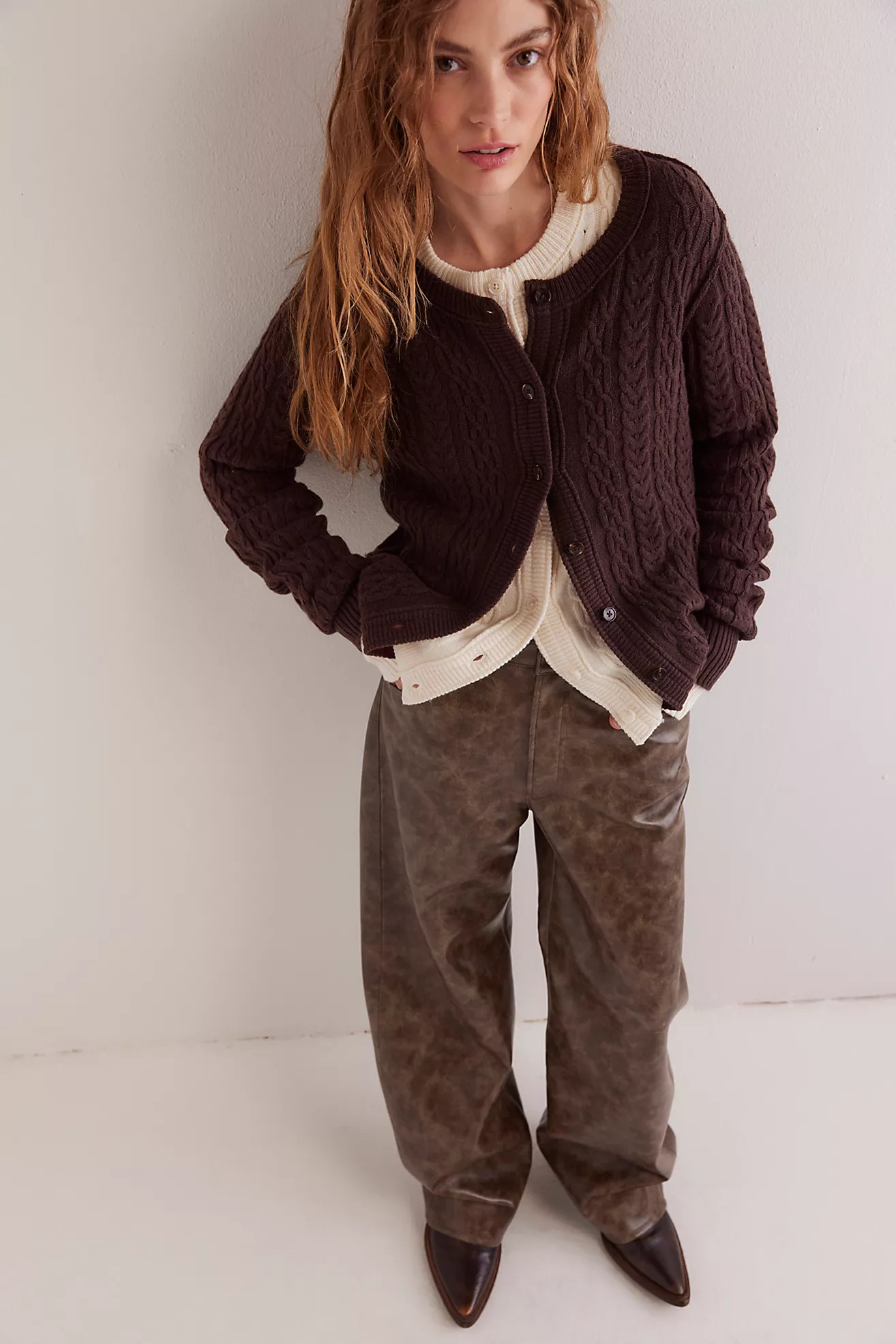 We The Free Aydin Cable Cardi | Free People (Global - UK&FR Excluded)