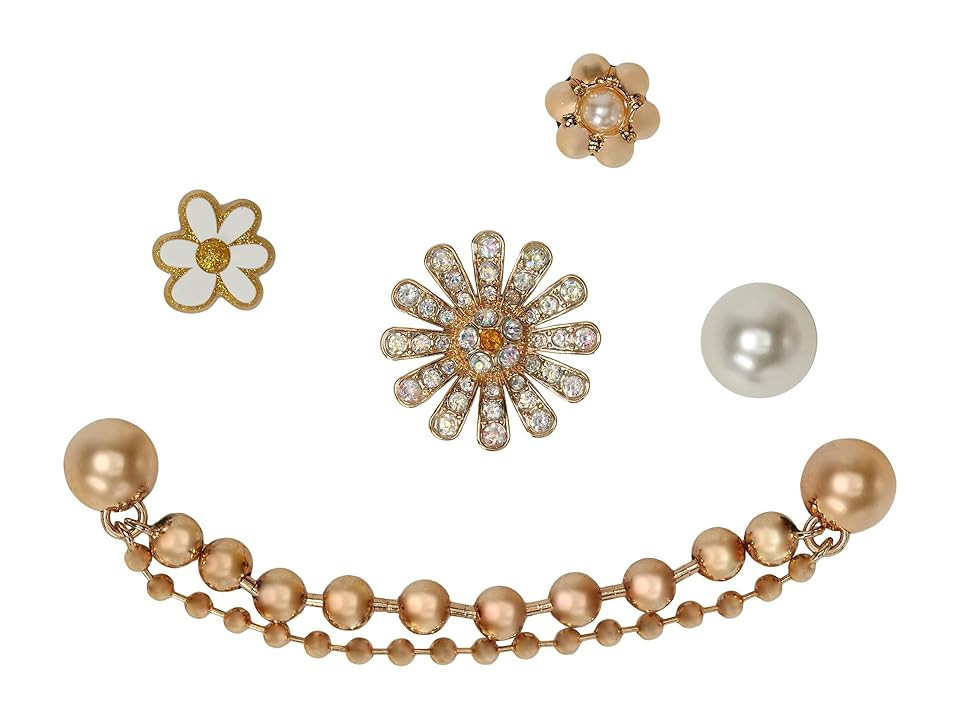 Crocs Jibbitz Elevated Remedies Foot Care Pretty in Gold, Synthetic | Zappos