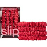 Slip Pure Silk Skinny Scrunchies - Red | Space NK - UK