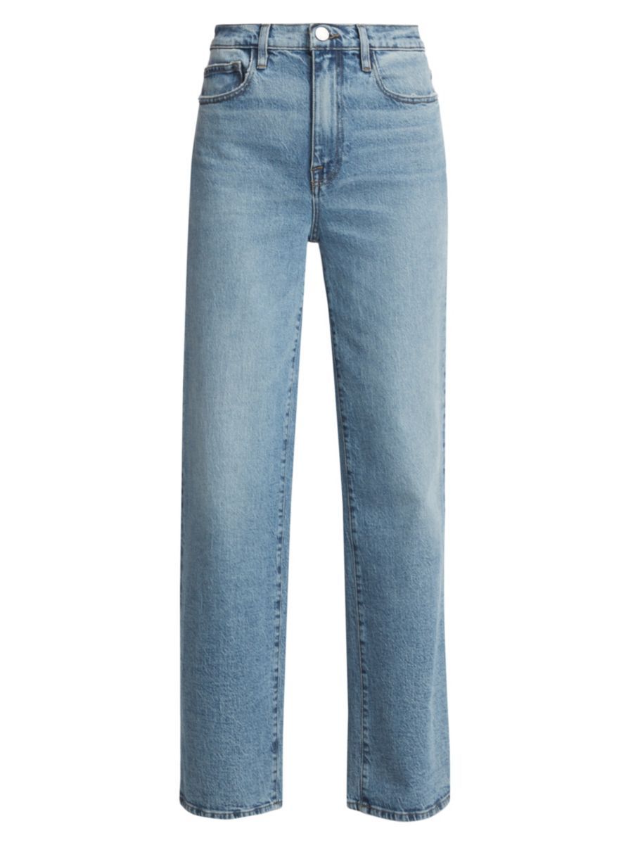 Le Jane High-Rise Stretch Wide-Leg Jeans | Saks Fifth Avenue