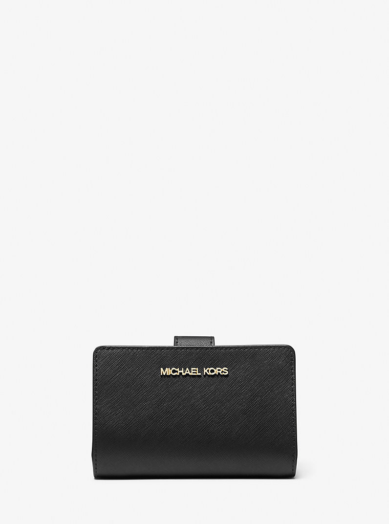 Medium Crossgrain Leather Wallet | Michael Kors US