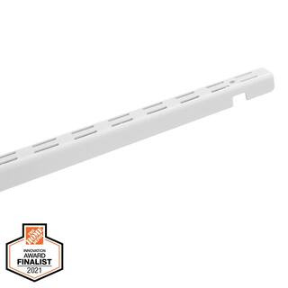Everbilt 48 in. Regular Duty Metal Vertical Rail-Shelving Hardware 90215 - The Home Depot | The Home Depot