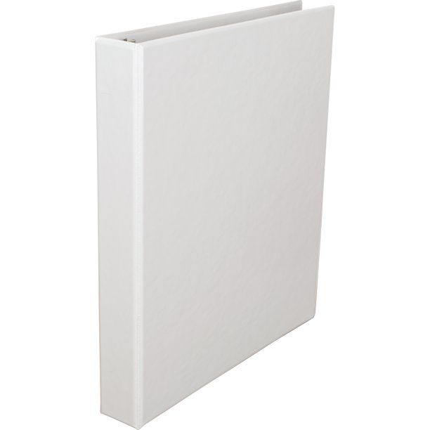 Pen+Gear Basic Round Ring Binder, 1" Ring Size, White (WM368-14W) - Walmart.com | Walmart (US)