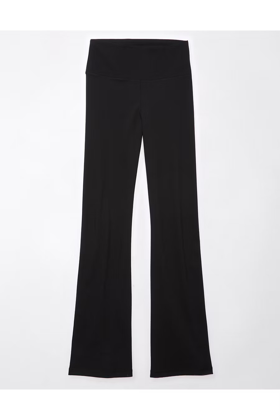 AE The Everything High-Waisted Flare Legging Women's True Black XXL | American Eagle Outfitters (US & CA)