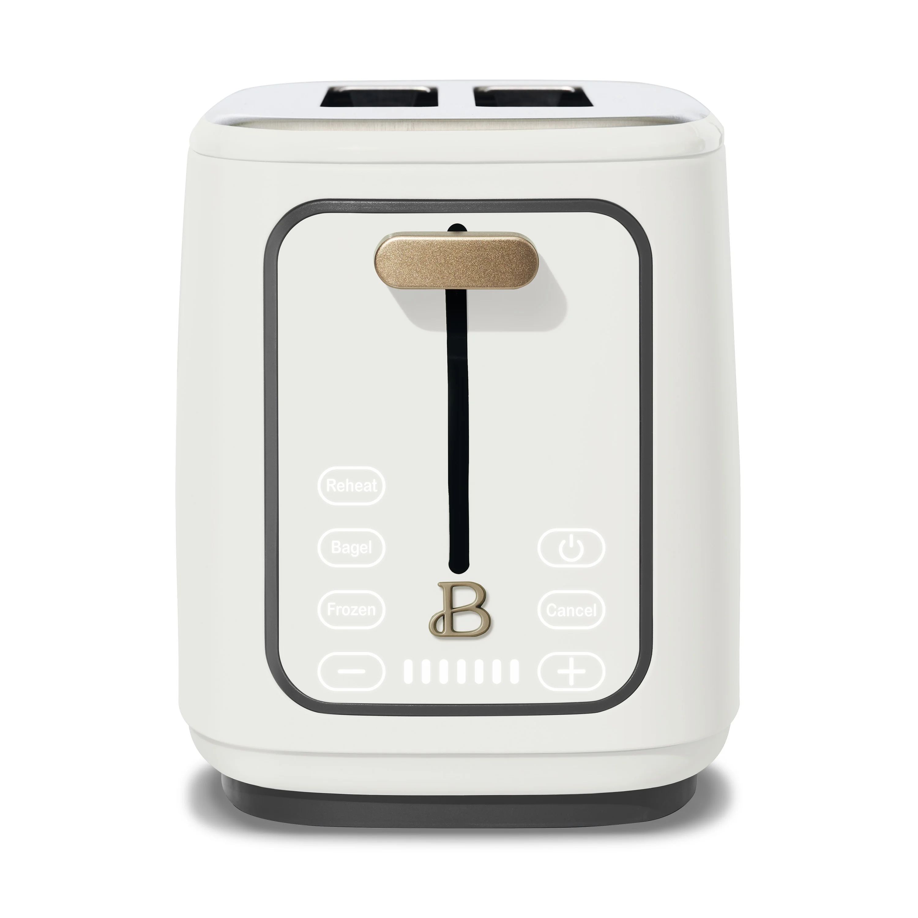 Beautiful 2 Slice Toaster with Touch-Activated Display, White Icing by Drew Barrymore | Walmart (US)