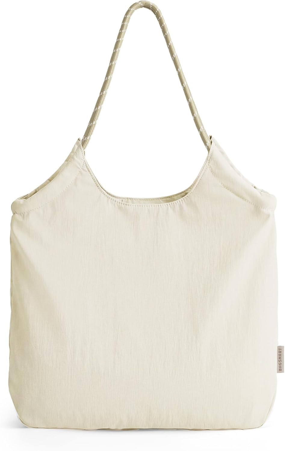 BAGSMART Tote Bag for Women, Travel Tote Beach Bag with Zipper for Gym | Amazon (US)