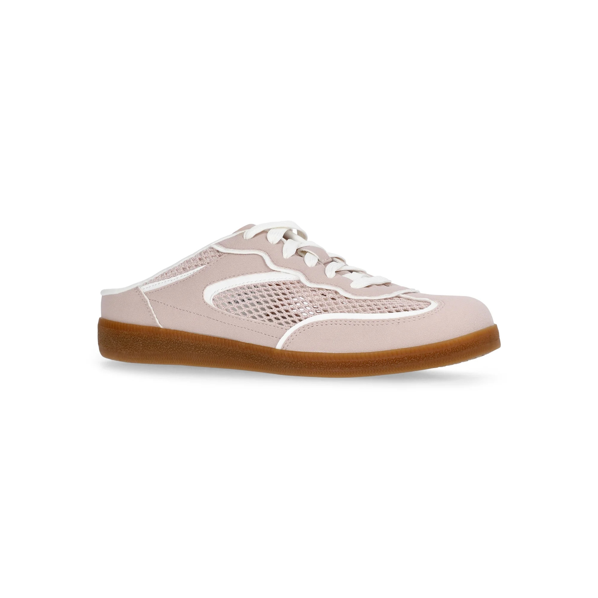 Time and Tru Women's Lace Up Mesh Mule Sneakers | Walmart (US)