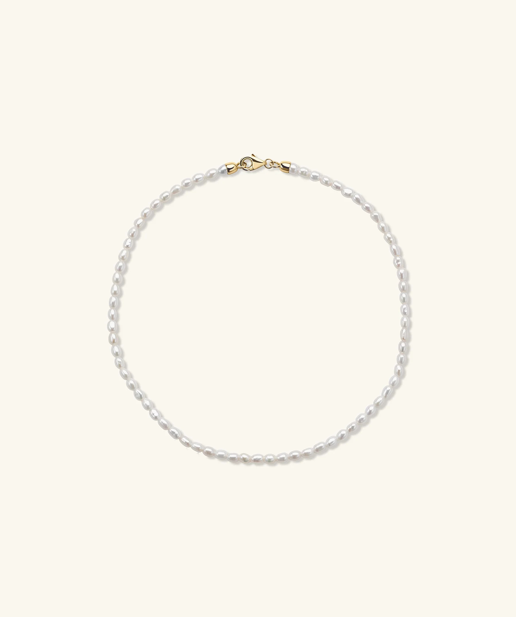 Micro Pearl Anklet | Mejuri Fine Crew