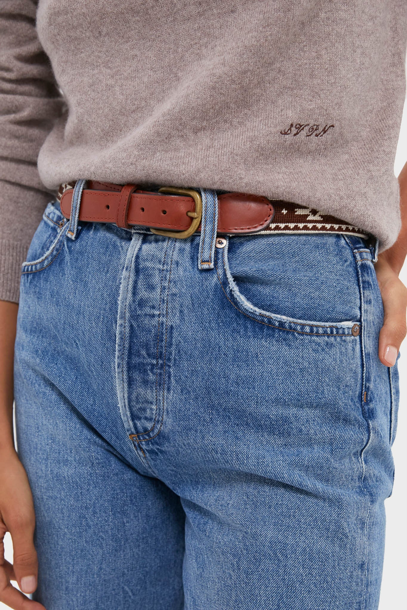 Wheat Cashmere Crewneck Sweater | Tuckernuck (US)