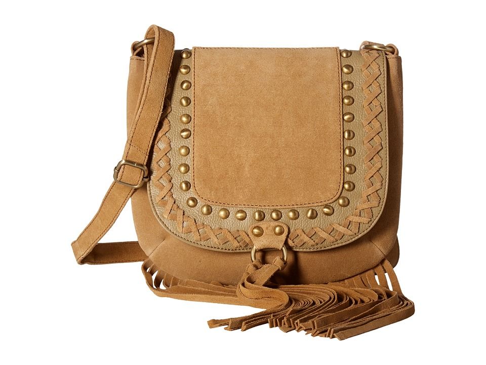 Scully - Caterina Fringe Handbag (Tan) Handbags | Zappos