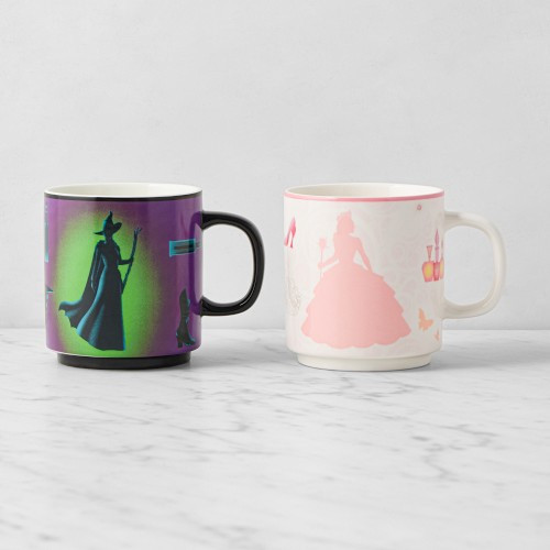 Wicked(TM) x Williams Sonoma Elphaba & Glinda Mugs | Williams-Sonoma