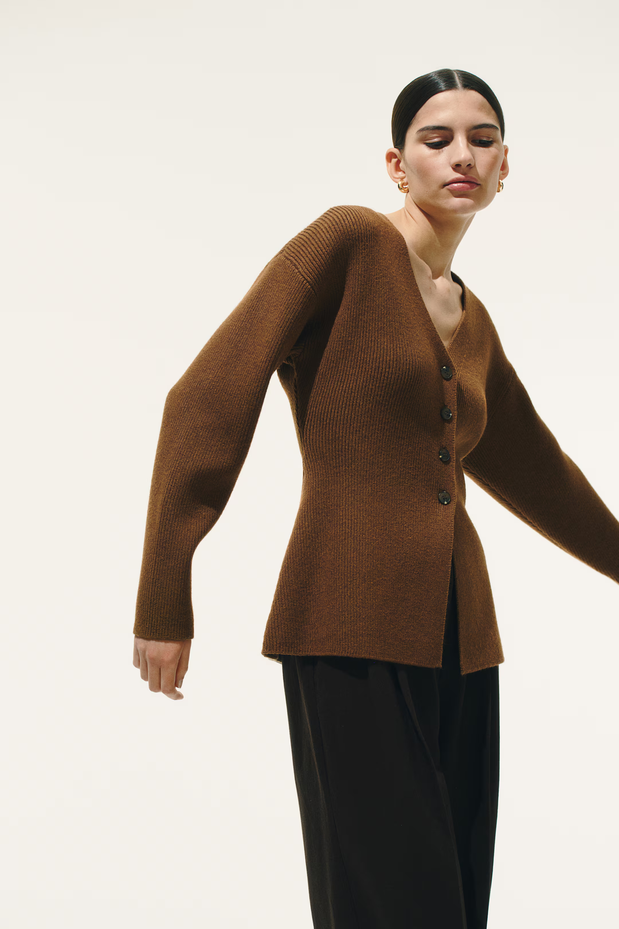 Cardigan with Defined Waist | H&M (US + CA)