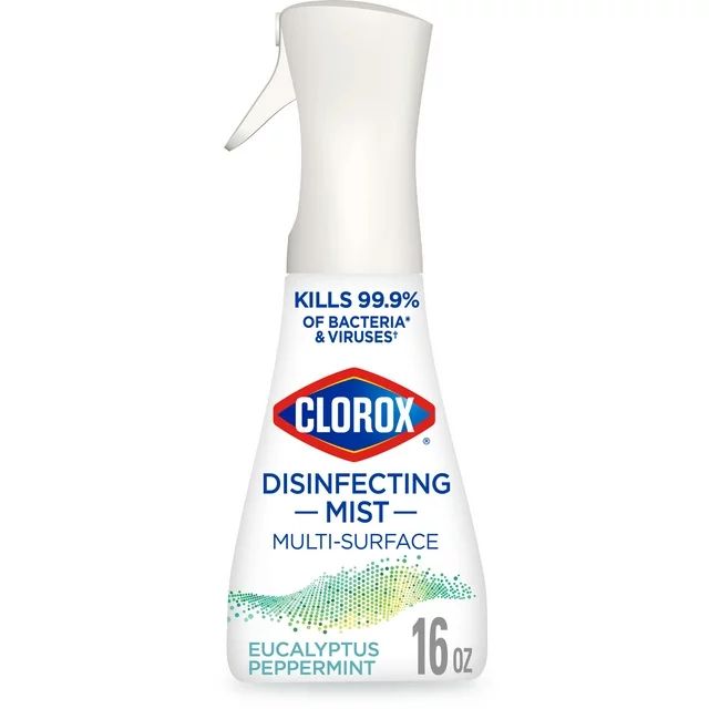 Clorox Disinfectant Mist, Multi-Surface Spray, Eucalyptus Peppermint, 16 oz - Walmart.com | Walmart (US)