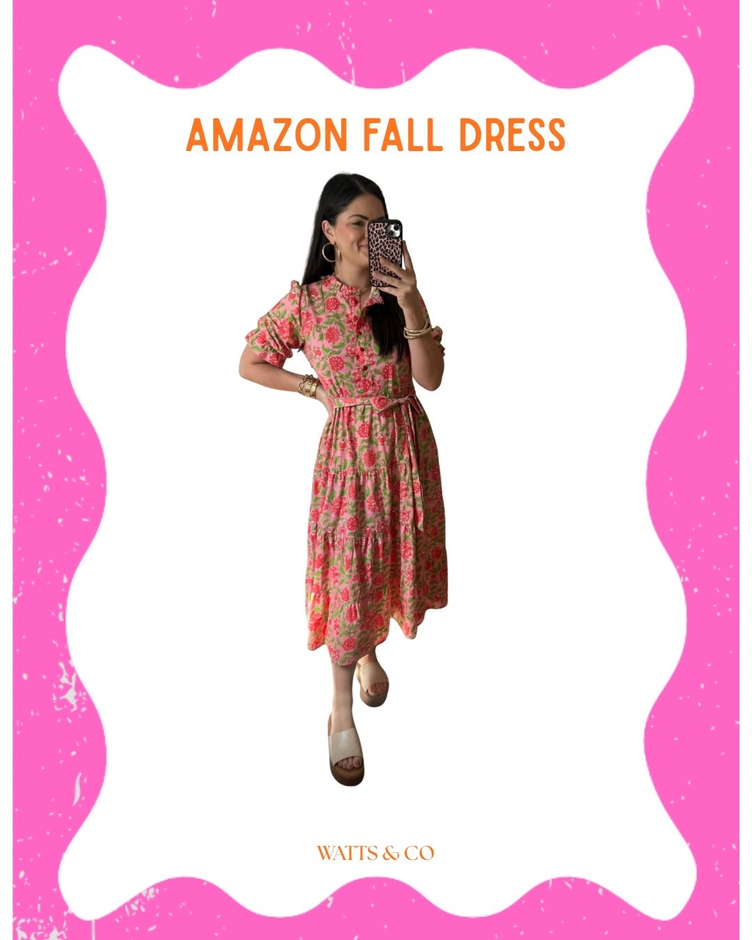 Amazon fall dress! Can you believe it's Amazon?!🤩 

Wearing my TTS medium!

#LTKFindsUnder100 #LTKWorkwear #LTKSeasonal