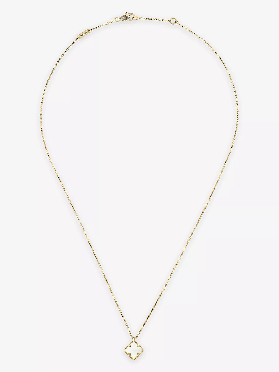 Sweet Alhambra gold and mother-of-pearl pendant | Selfridges