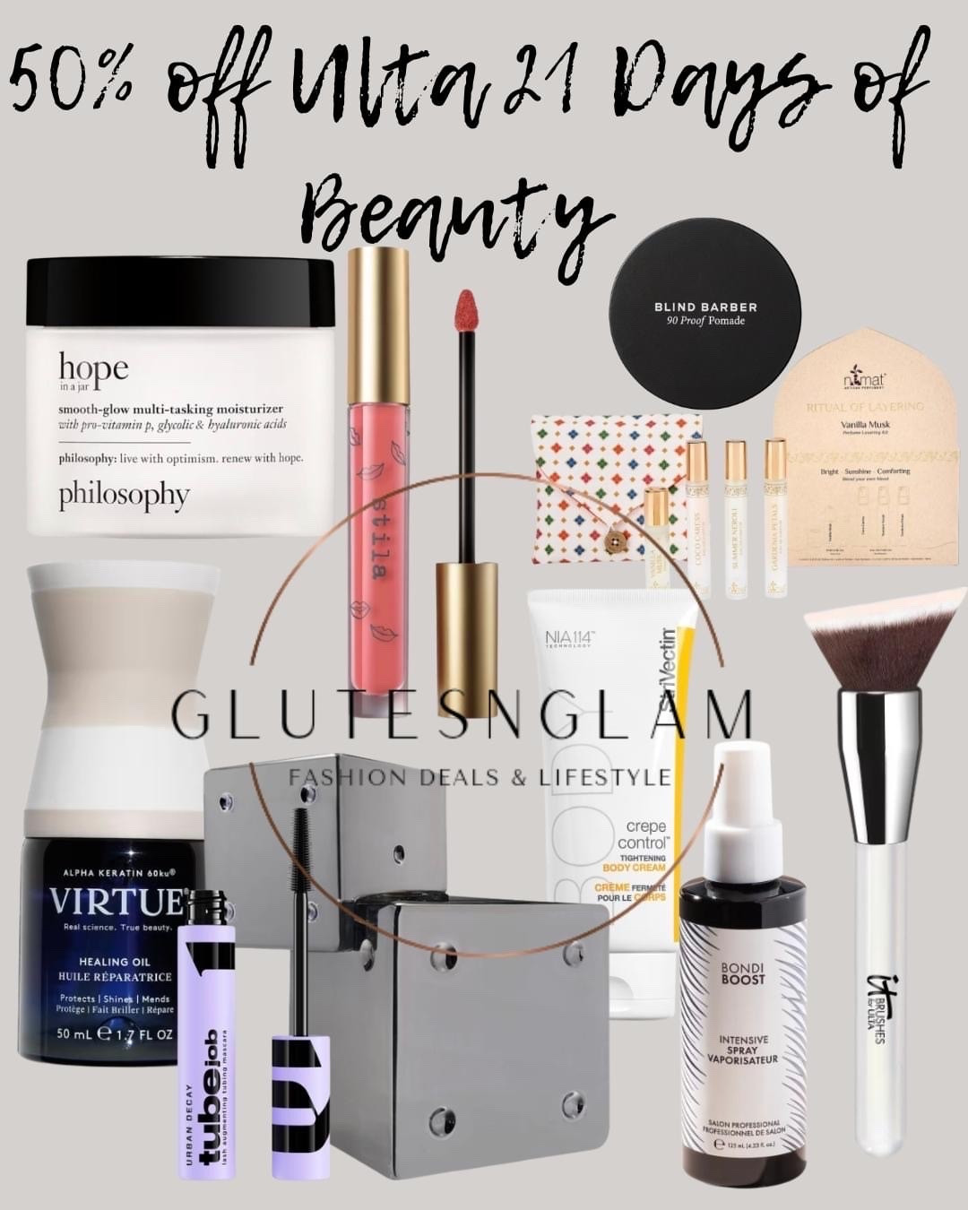 Ulta 50% off beauty deals, Ulta, 21 days of beauty, skincare, perfume, haircare, Ulta

#LTKSaleAlert #LTKBeauty #LTKgrwm