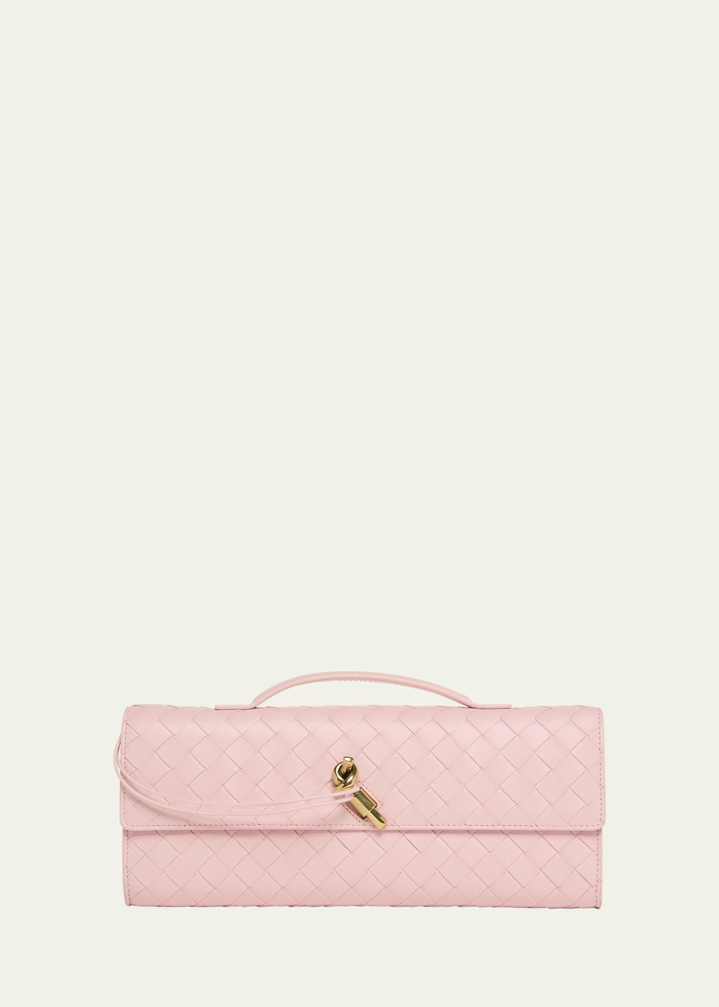 Bottega Veneta Long Andiamo Clutch Bag with Handle | Bergdorf Goodman