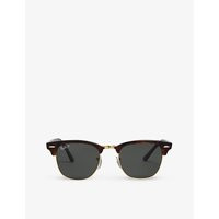 RB3016 49 Clubmaster Havana square sunglasses | Selfridges