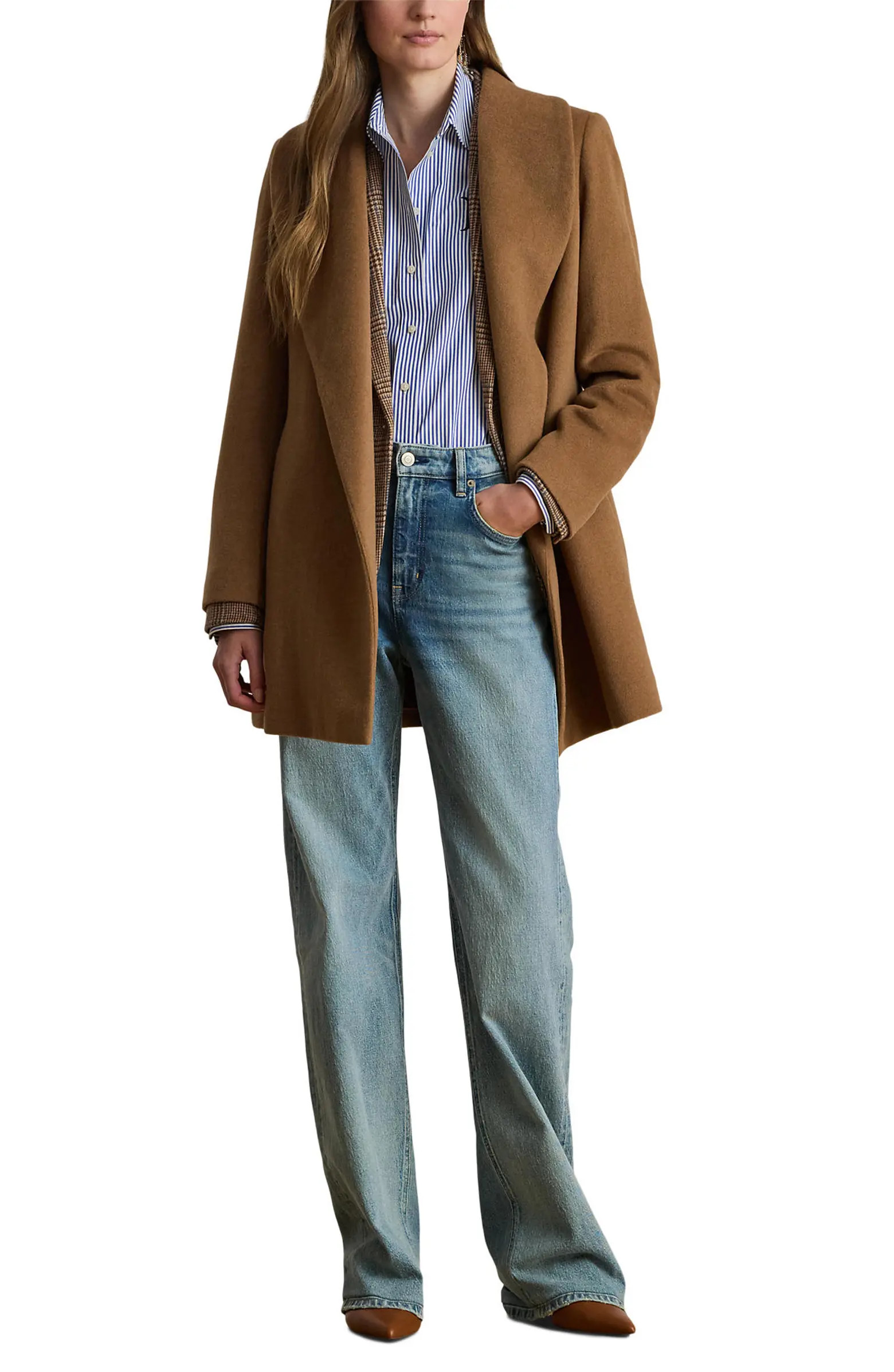 Wool Blend Wrap Coat | Nordstrom