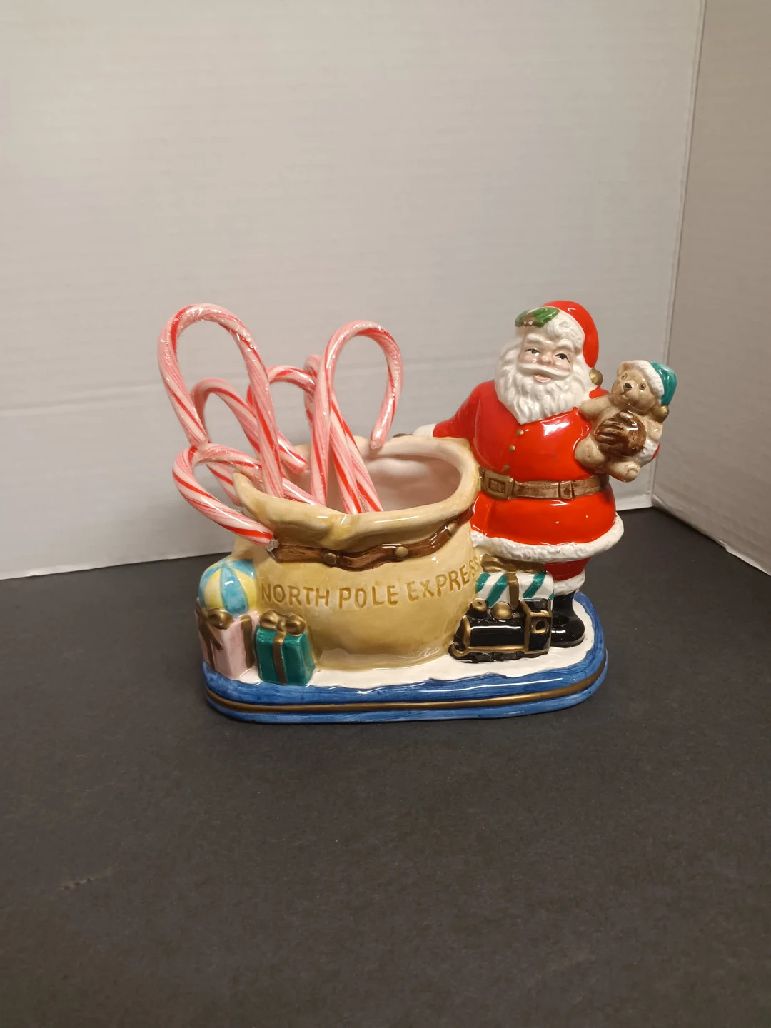 VTG Fitz and Floyd Santa Planter - Etsy | Etsy (US)