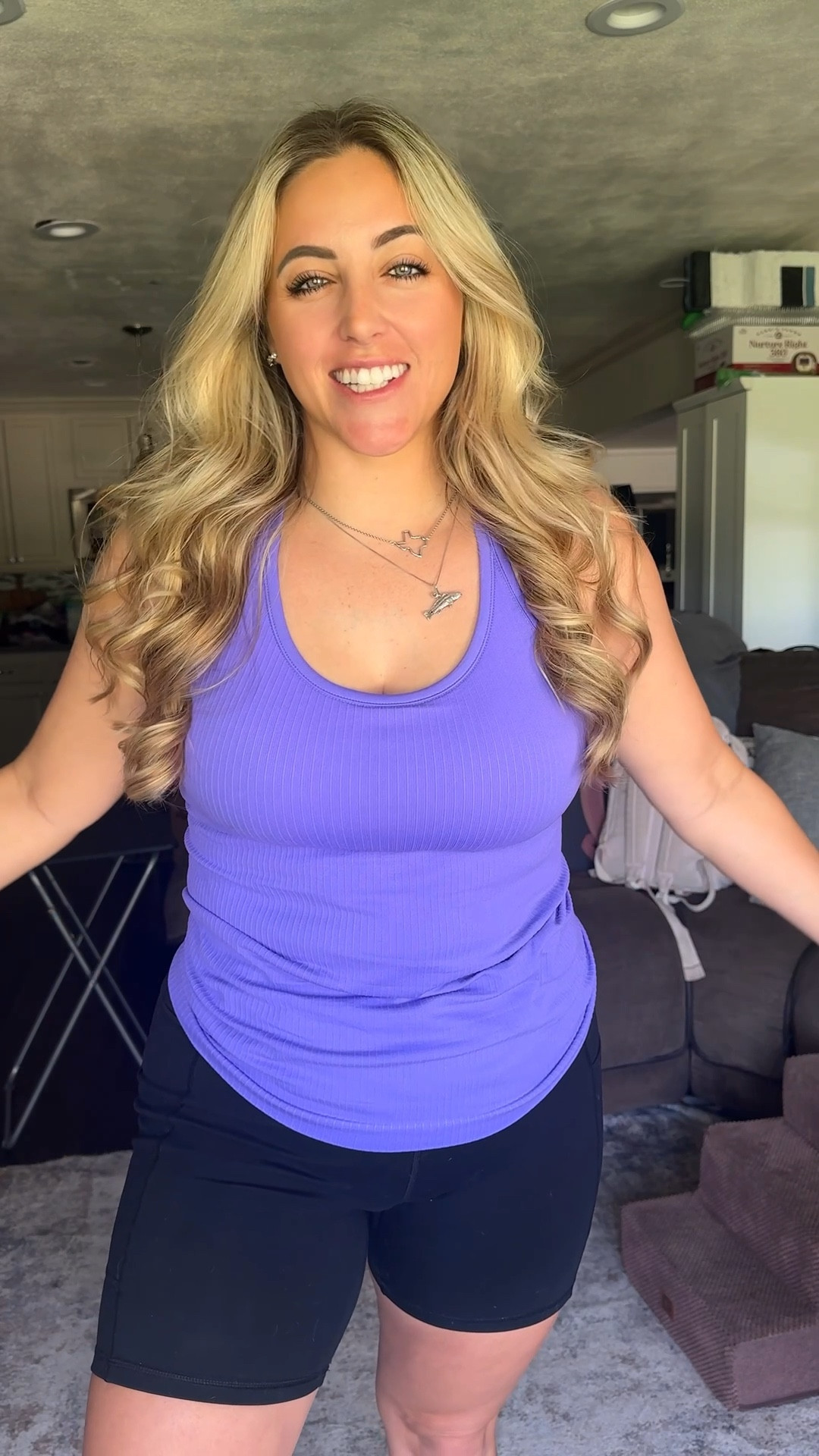 Truly one of the best workout tops, I love it! So soft, has a built in bra, and comes in a ton of colors!


#LTKFindsUnder50 #LTKActive #LTKSaleAlert