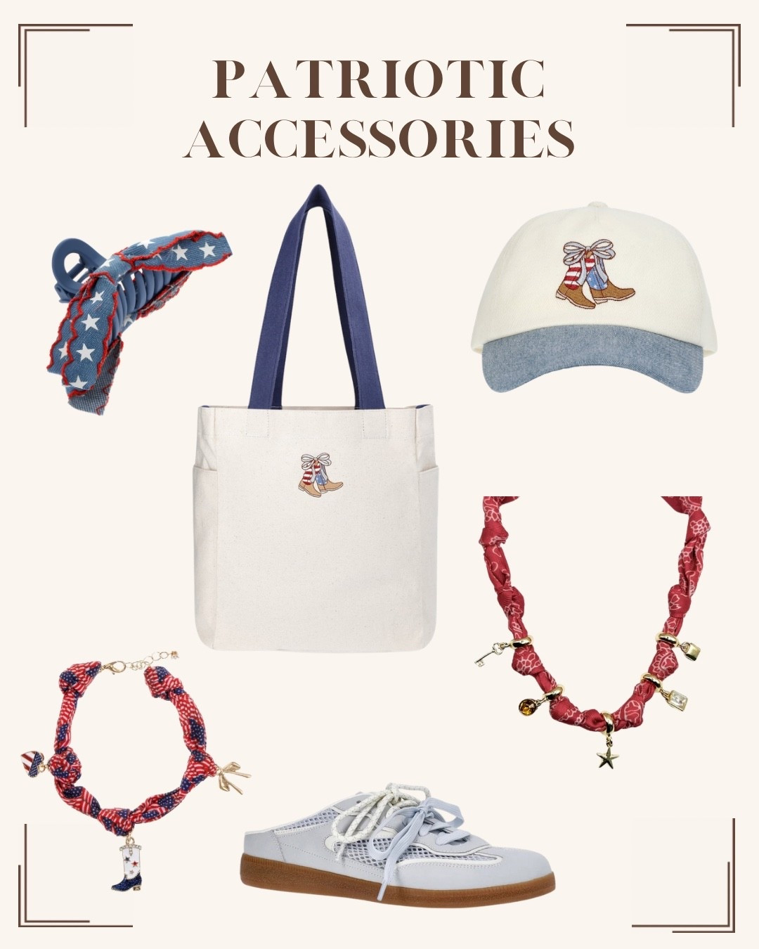 Memorial Day/ 4th of July accessories from Walmart