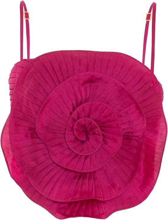 Amazon.com: PATBO, Dream Satin Flower Top : Amazon Luxury | Amazon (US)