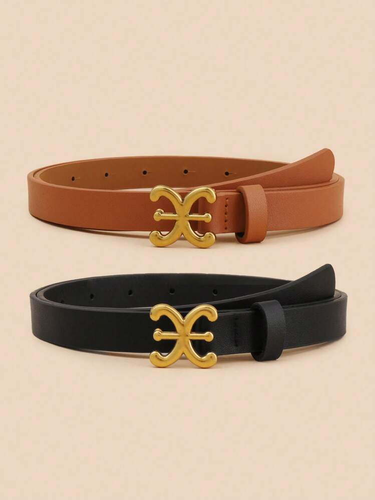 2pcs Women Fashion Belts Set, Ideal For Dresses & Jeans Halloween | SHEIN