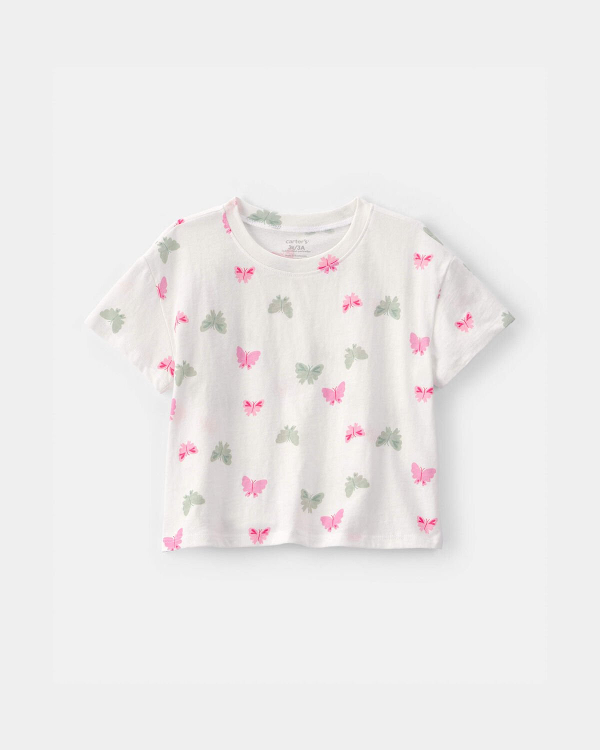 Toddler Girl Butterfly Tee - Ivory | Carter's Inc