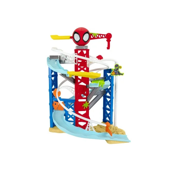 Spidey and His Amazing Friends Construction Zone Chaos Track Set Toddler Toy | Walmart (US)