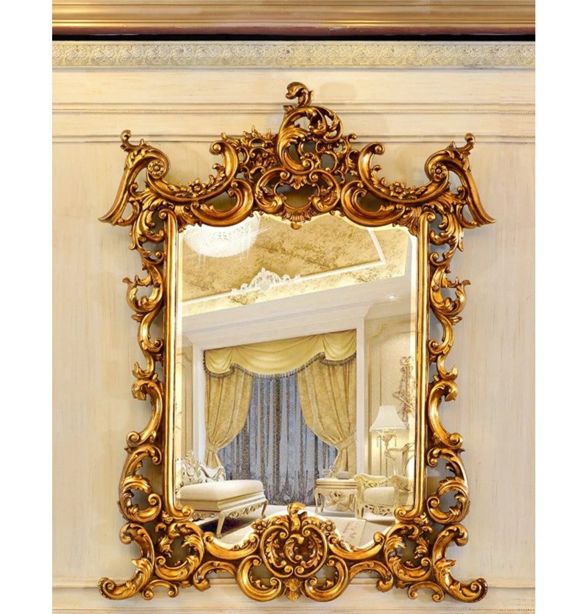 Rosia Solid And Engineered Wood Flat Mirror | Wayfair North America