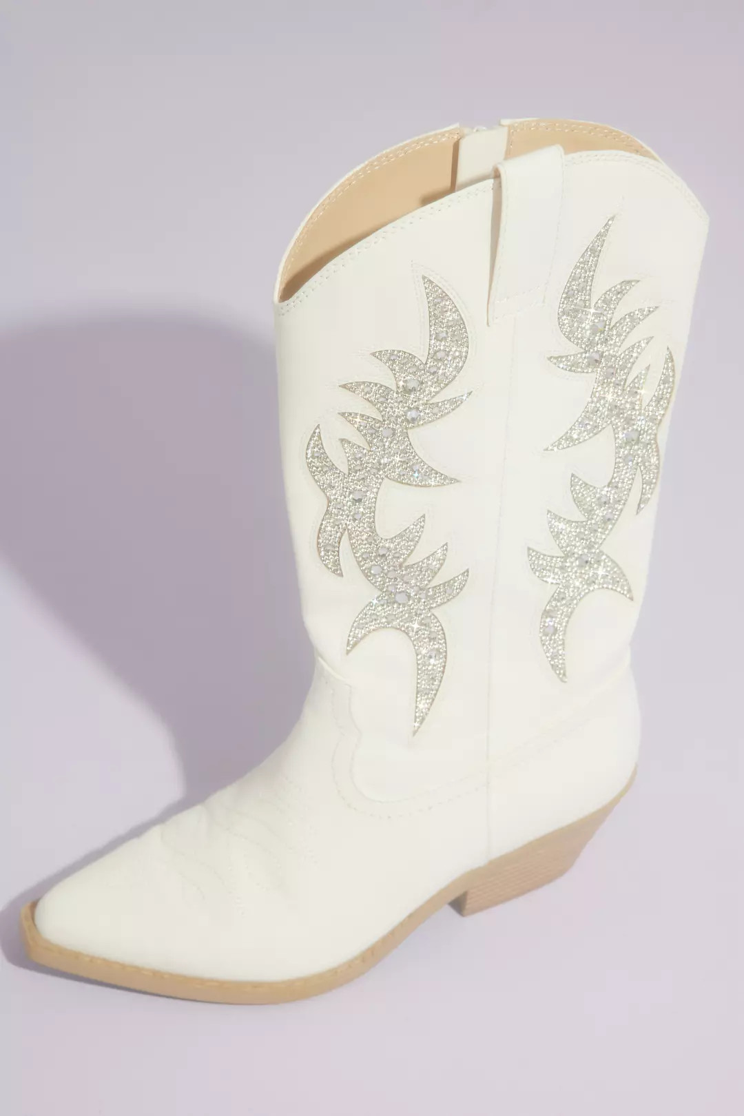 Crystal Embellished Western Boots | David's Bridal | David's Bridal