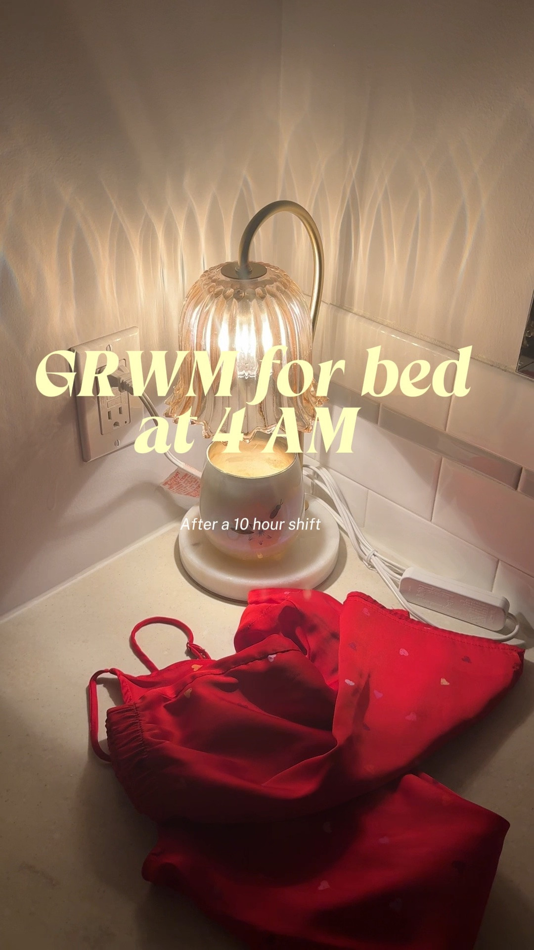 I cannot do big lights at 4 am so here is a realistic video with my candle warmer working over time 🫶🏽
Getting home at 4 am has been a change to say the least! Thankfully my bed time routine keeps me sane and for these products I am thankful today 💓 #skincare #bedtimeroutine #acneproneskin

#LTKgrwm #LTKselfcare #LTKBeauty