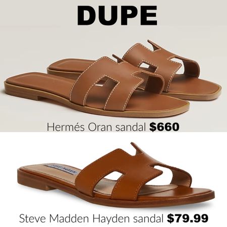 Dupe! Looks just like the Hermes Oran sandal! 

#LTKshoecrush