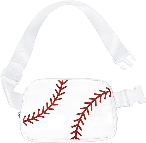 Lamyba Baseball Fanny Pack for Women, Baseball Mom Gifts, Sports Mom/Women Accessories Essentials... | Amazon (US)