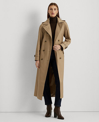 Women's Belted Maxi Trench Coat | Macy's Canada