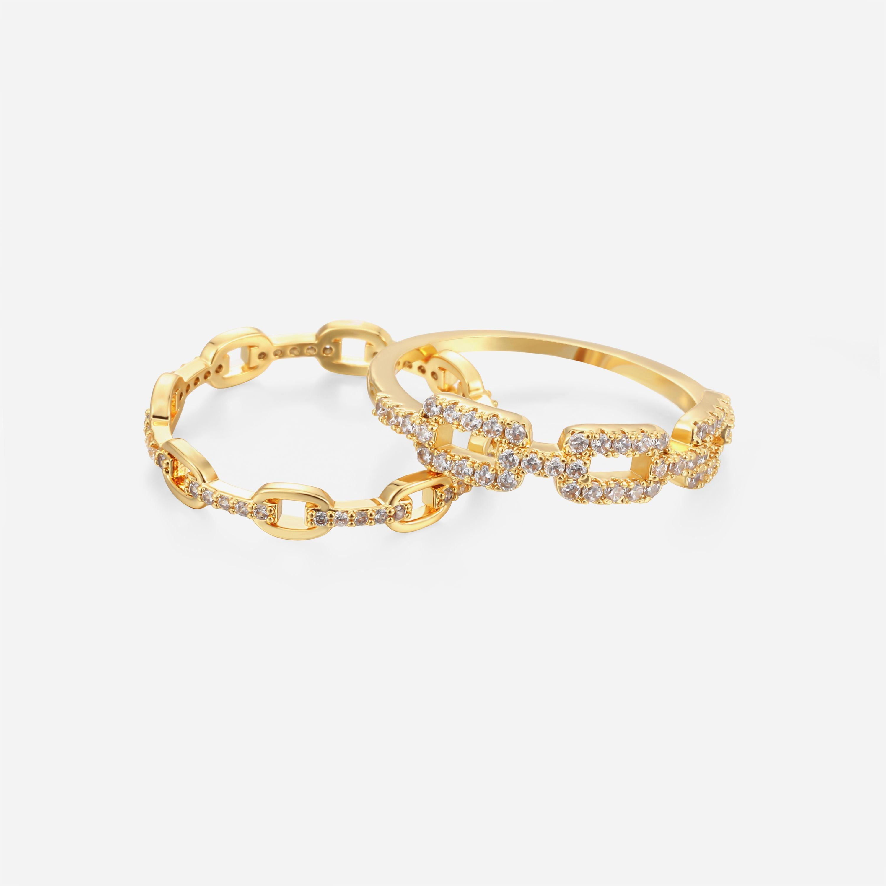 Sunrise & Sunset Ring Duo | Victoria Emerson