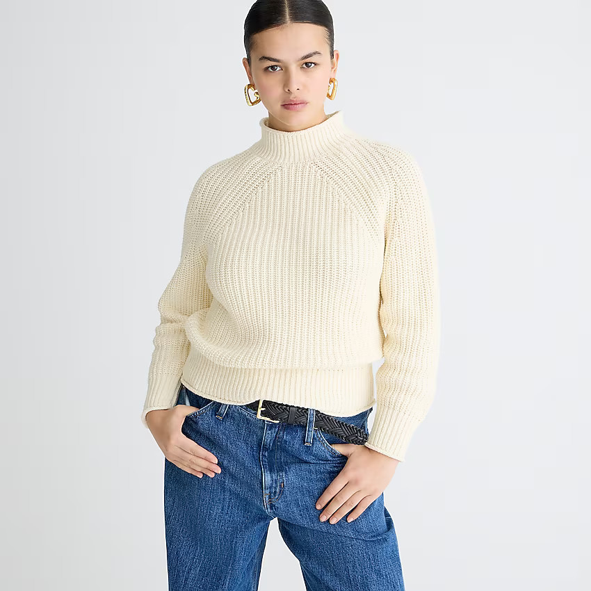 Relaxed rollneck sweater | J. Crew US