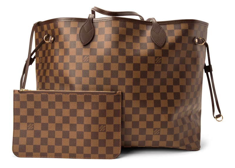 Women's Louis Vuitton Neo Neverfull Damier Ebene GM Cerise Lining | StockX