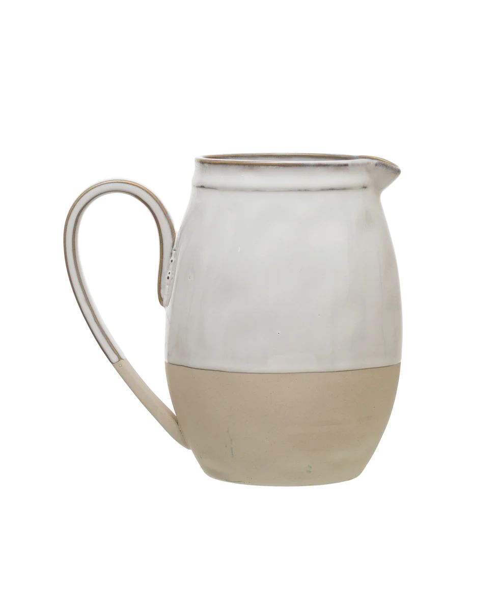 Two-Tone Stoneware Pitcher | APIARY by The Busy Bee