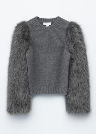 Faux Fur-Sleeve Wool Jumper | & Other Stories UK
