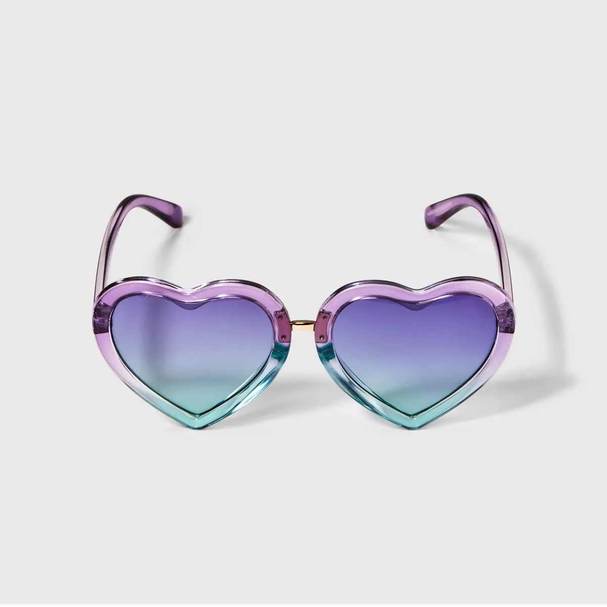 Girls' Heart Sunglasses - Cat & Jack™ Purple/Blue | Target