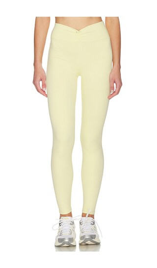 WeWoreWhat Ruched V-legging in Lemon. - size L | Revolve Clothing (Global)