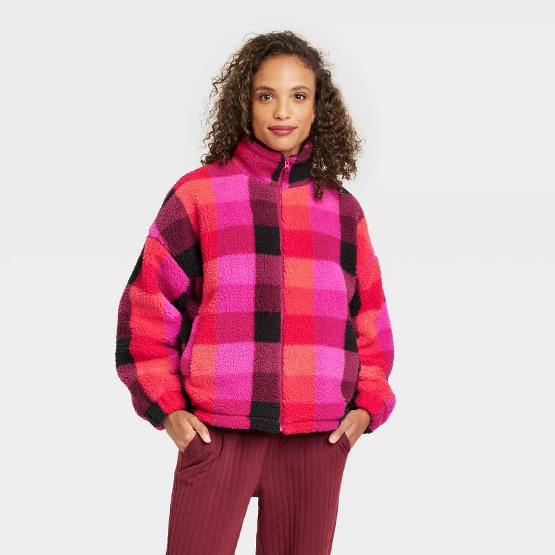 Women's Fleece Zip-Up Sweatshirt - A New Day™ | Target