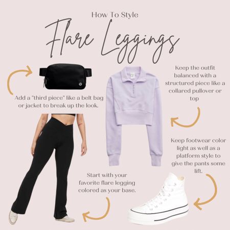 How to Style Flare Leggings🤍

When wearing flare leggings, it’s important to keep the outfit balanced with a structured top. Use a light colored shoe with a slight platform to add lift and length to your legs!

Leave a 👟 emoji if you love athlesuire looks! 
.
.
.
Follow me on the @shop.LTK app to shop this post!


#LTKfit #LTKstyletip #LTKunder100