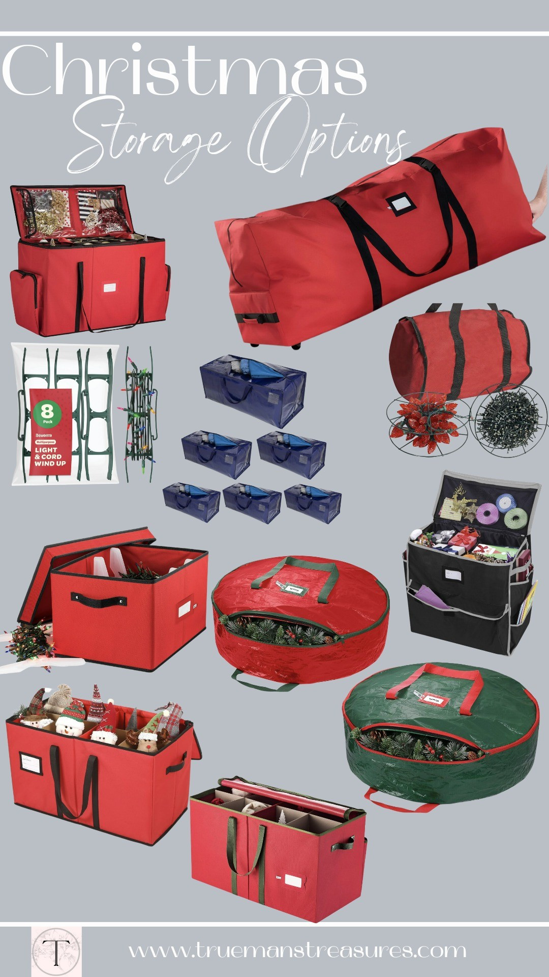 I bought a couple new options for storage this year, but also using all my previous storage options 

#LTKHoliday #LTKSeasonal #LTKHome